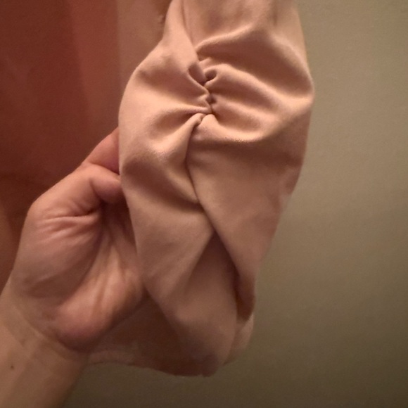 Pink Open Front Blazer - Picture 4 of 4